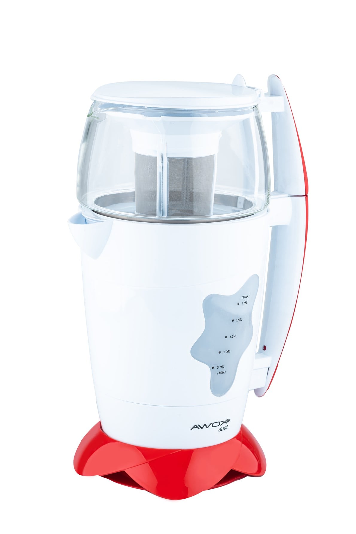 Awox Dual Kırmızı Çay Makinesi
