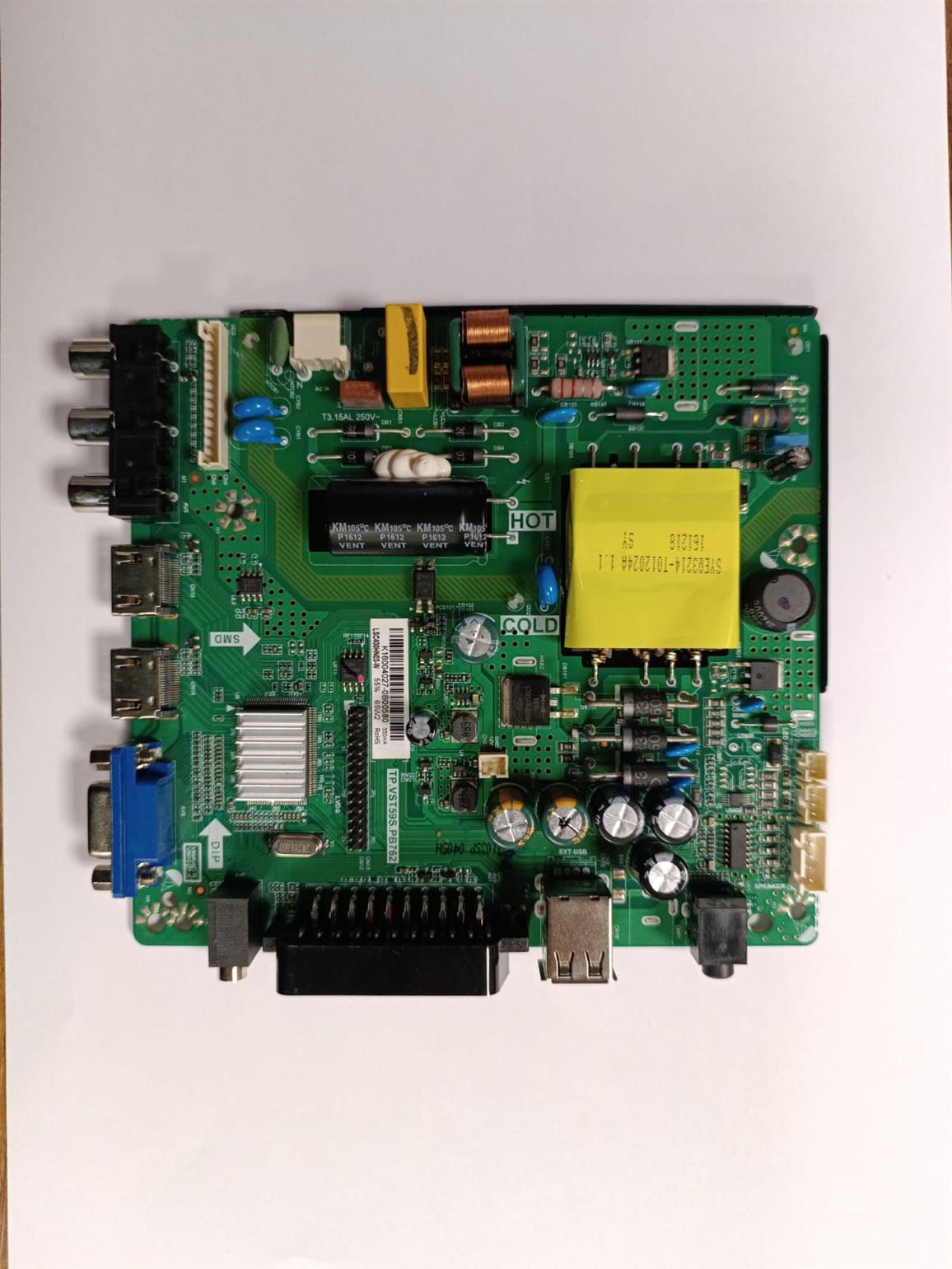 AWOX TV YEDEK PARÇAAWOX 40102 UYDUSUZ TP.VST59S.PB762 LSC400HN03-W MAINBOARD