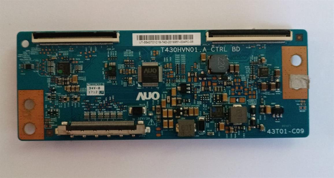 AWOX TV YEDEK PARÇAAWOX 43110 7 TUŞLU T430HVN01.A CTRL BD 43T01-C09 T-CON BOARD