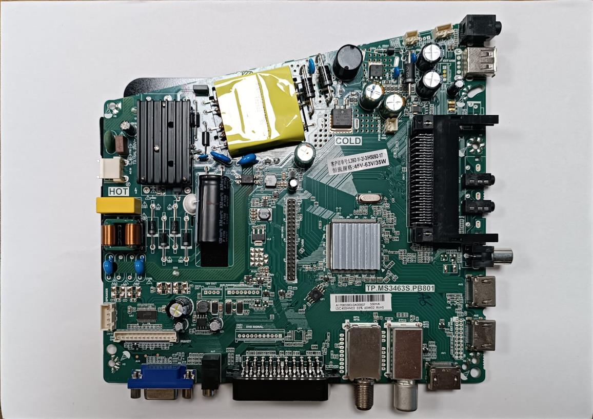 AWOX TV YEDEK PARÇAAWOX  TP.MS3463S.PB801, LSC400HN05  AWX 40102 MAINBOARD 