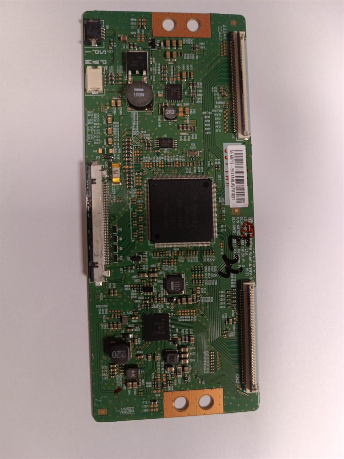 AWOX TV YEDEK PARÇAAWOX U5600STR TELEFOX 55TFH5510 V17_43UHD_TM120_V1.0 6870C-0738A T-CON BOARD