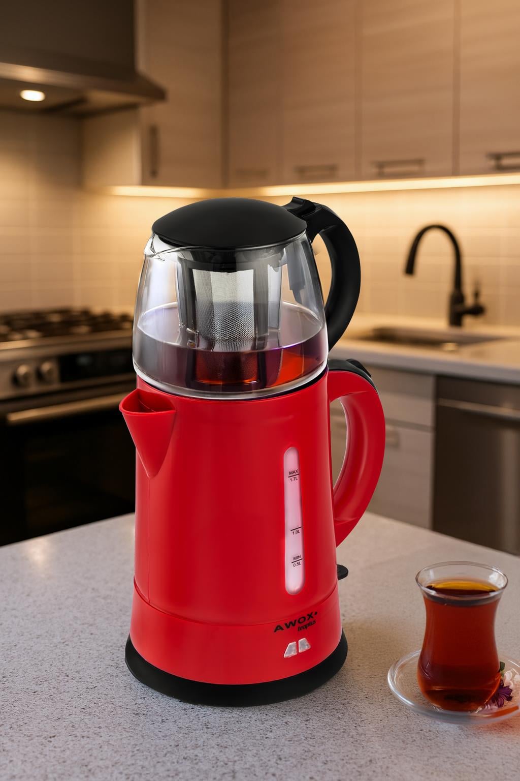 Çay MakinesiAWOX TEAPLUS ÇAY MAKİNESİ KIRMIZI