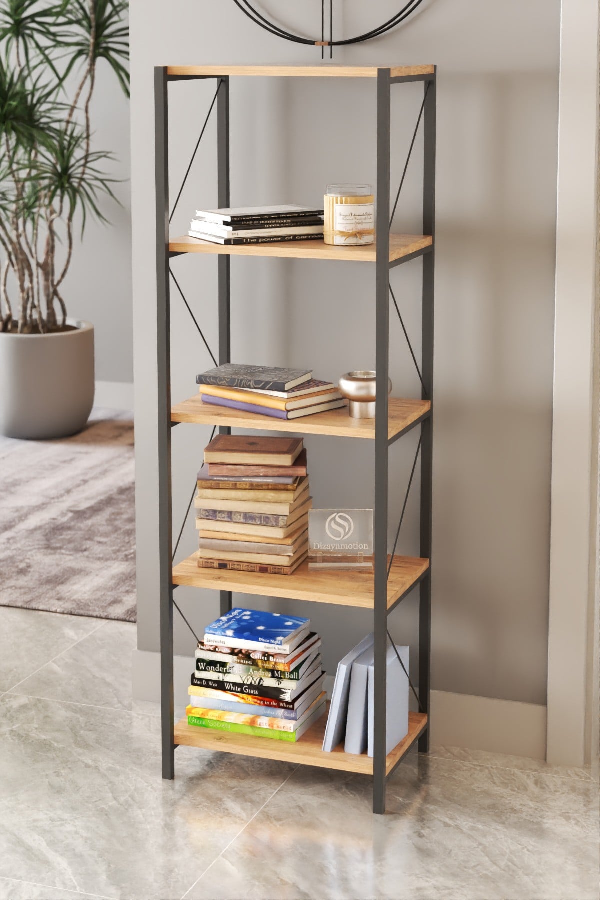 Çok Amaçlı DolapÇok Amaçlı Kapaksız Raflı Dolap 150x50x27 Beyaz
