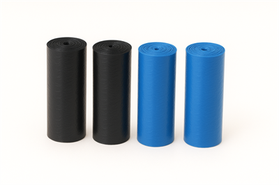 Orta Boy Çöp Poşeti - 20li Rulo  - 55x60 - 80 Gr - Siyah & Mavi