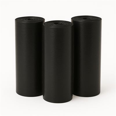 Orta Boy Çöp Poşeti - 20li Rulo  - 55x60 - 80 Gr - Siyah & Mavi