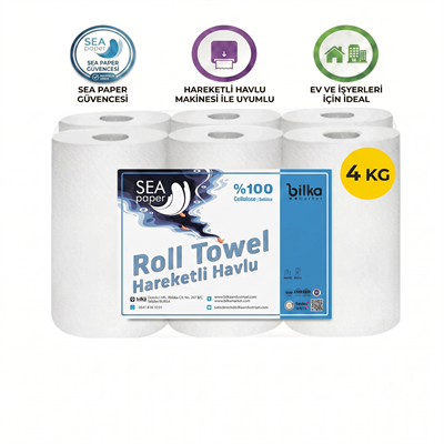 Sea Paper 4 Kg Hareketli Havlu 6'lı