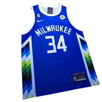 Kıbrıs Formalar M.Bucks Y.Antetokounmpo 34 Mavi Forma Üst