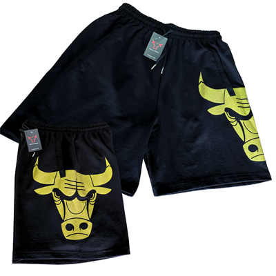 Kıbrıs Şortlar C.Bulls Penye Cotton Şort Siyah