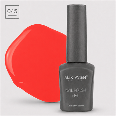 Klasik SeriAlix AvienAlix Avien Kalıcı Oje 12ml. 045 Kırmızı