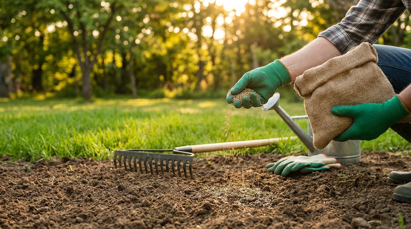 Çim tohumu ekimi ve bahçe bakımı rehberi