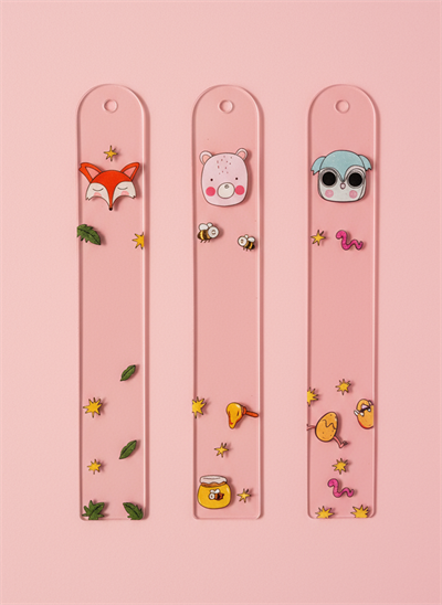 Hayvan Figürlü Kitap Ayracı | Kawaii Tasarım Akrilik Ayraç 