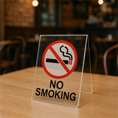 No-Smoking Baskılı Stand 
