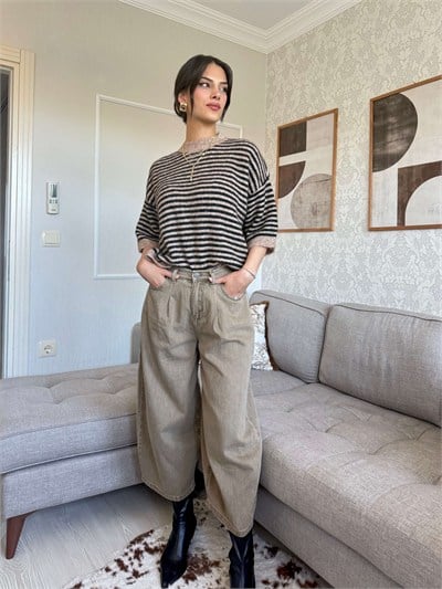 OLİVE VİNTAGE PANTOLON