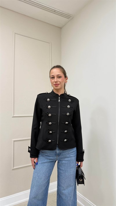 SİYAH NAPOLYON BLAZER CEKET