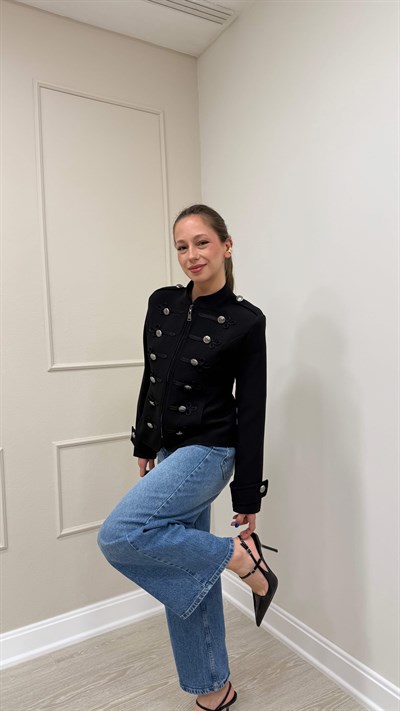SİYAH NAPOLYON BLAZER CEKET