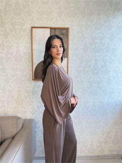 YARASA KOL MODAL TAKIM-KAHVERENGİ