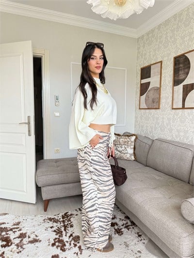 ZEBRA DESEN PANTOLON