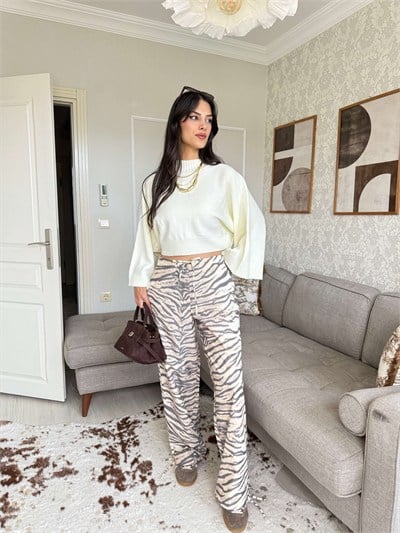 ZEBRA DESEN PANTOLON