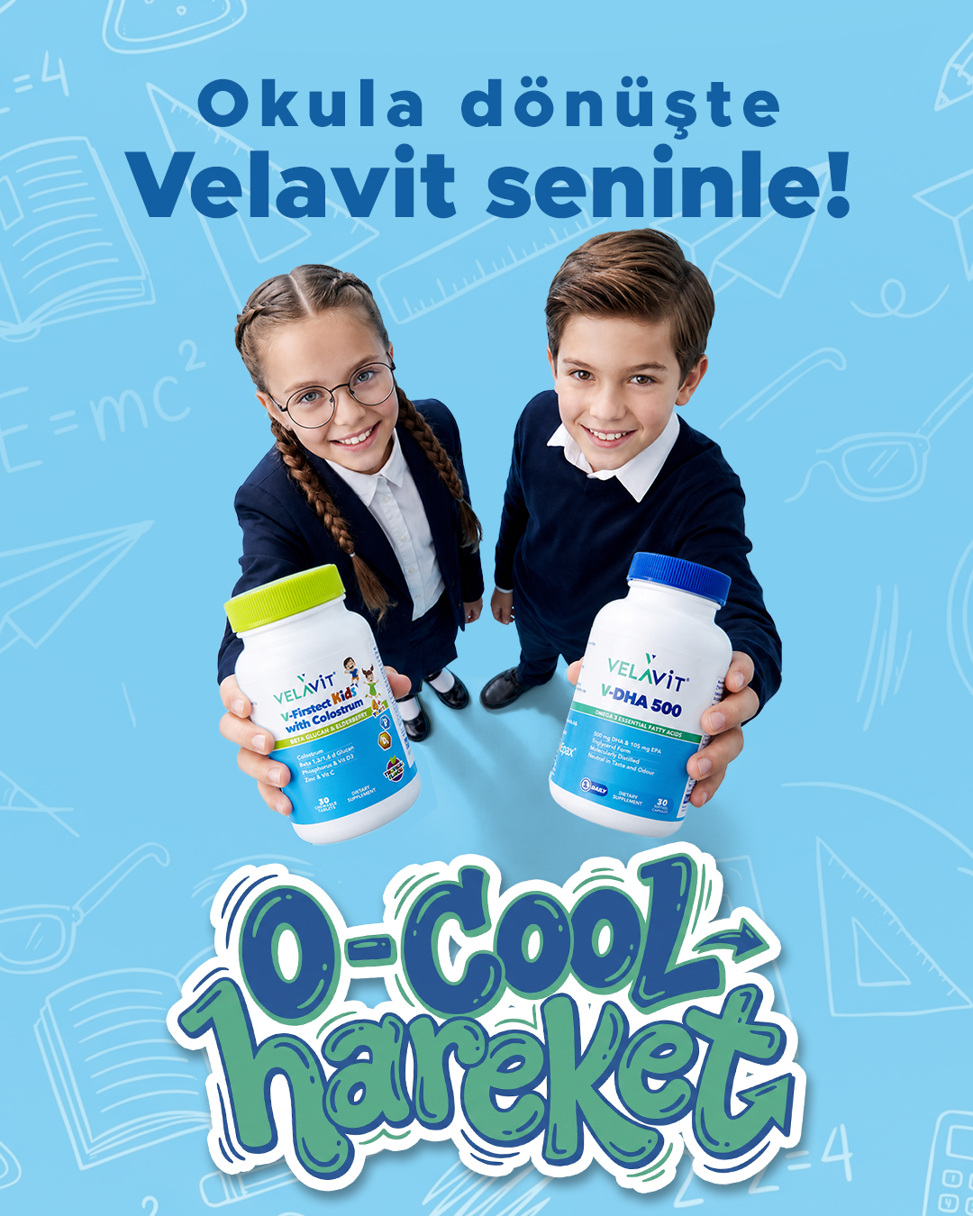 Çocuklar için okula dönüş ürünleri