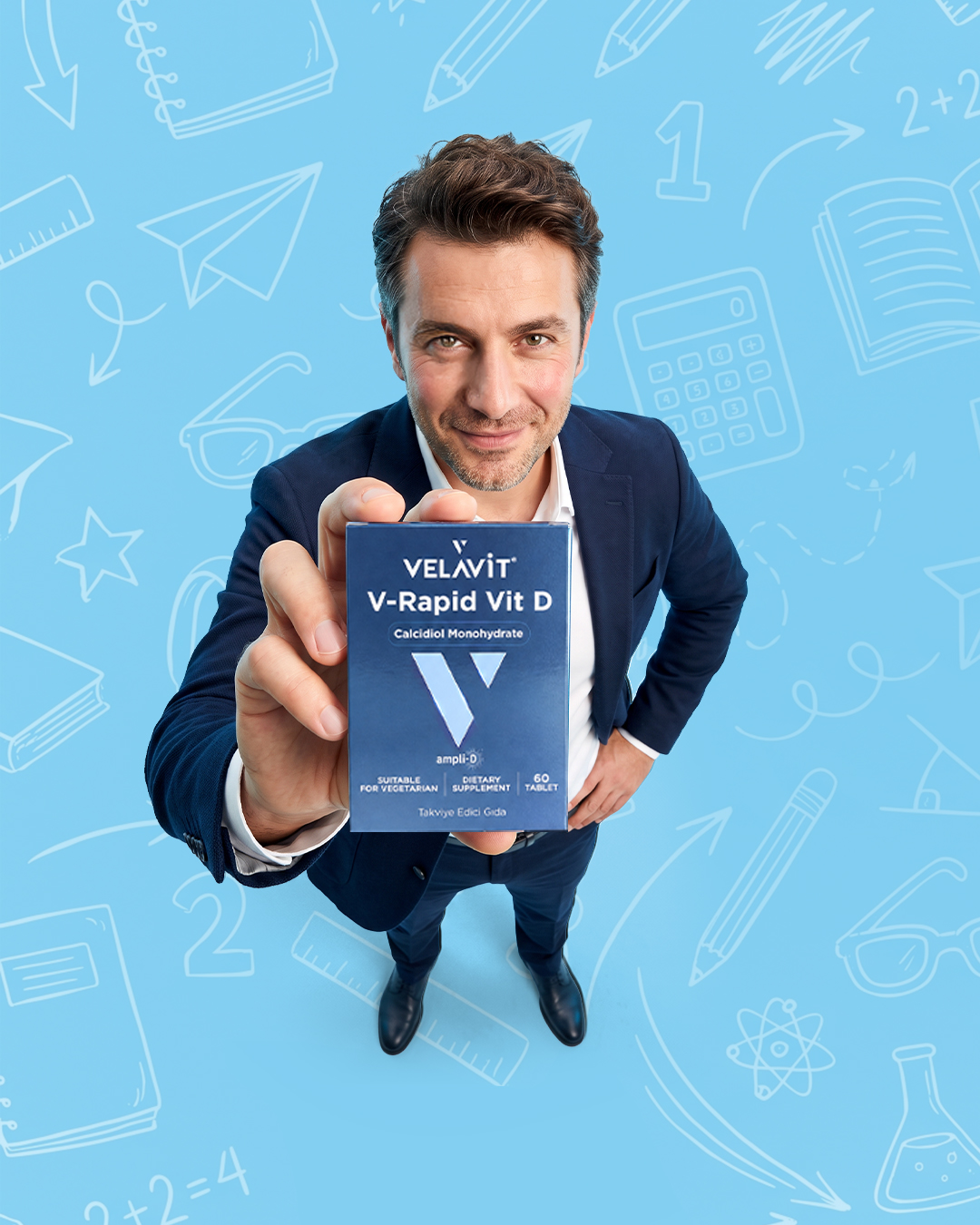 V-Rapid Vit D ürünüyle öğretmen