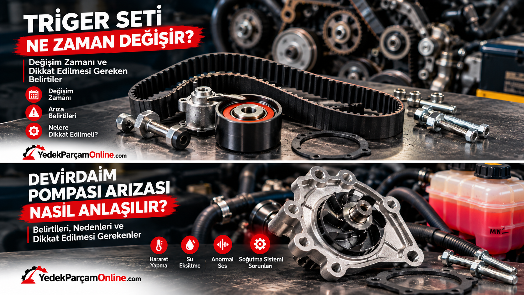Devirdaim pompası arızası belirtileri ve motor soğutma sistemi