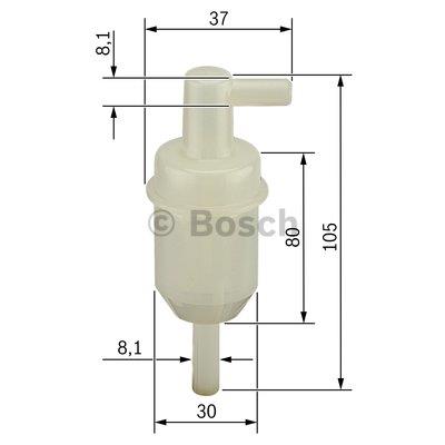 MERCEDES BOSCH BCH 0450904077 YAKIT FILTRESI 1985-1995 124-201 DIZEL