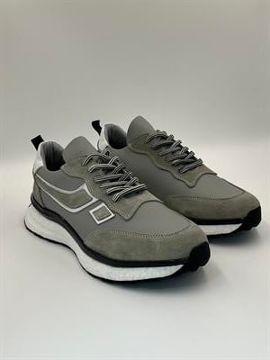 ALVİO SHOES ERKEK AYAKKABI GRİ SÜET SNEAKER
