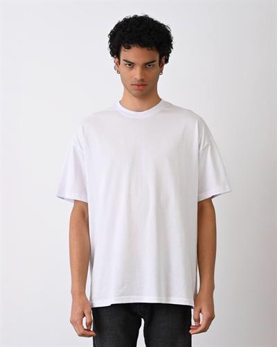 Oversize Basic Tshirt Beyaz