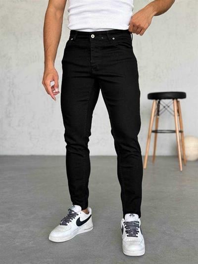 Slim Fit Pantolon Siyah