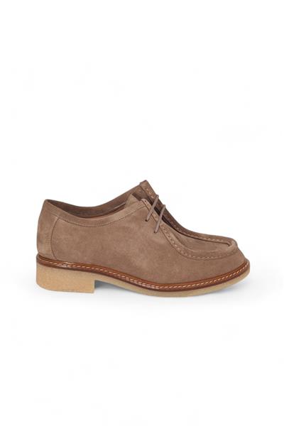 Bej Süet Loafer
