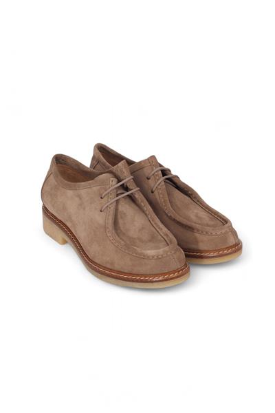 Bej Süet Loafer