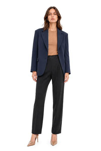 Çift Düğmeli Klasik Blazer Ceket