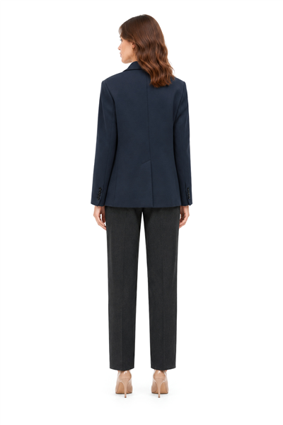 Çift Düğmeli Klasik Blazer Ceket