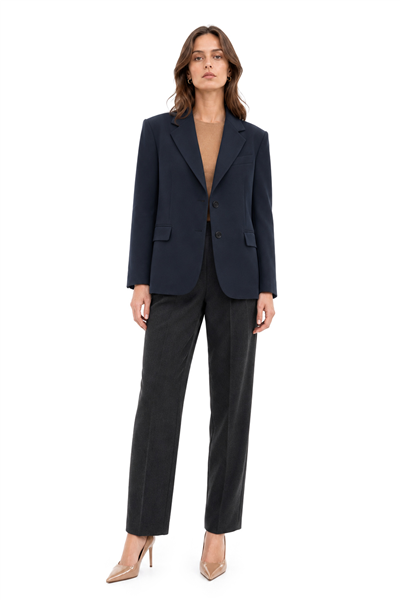 Çift Düğmeli Klasik Blazer Ceket