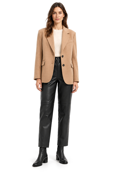 Çift Düğmeli Klasik Blazer Ceket