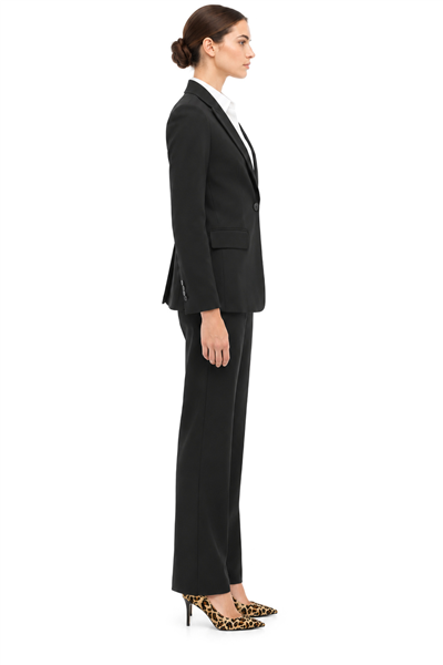 Tek Düğmeli Klasik Blazer Ceket