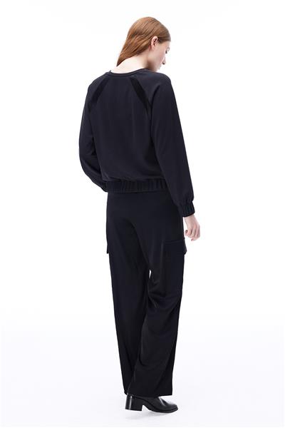 Wonder Regular Fit Uzun Boy Siyah Pantolon