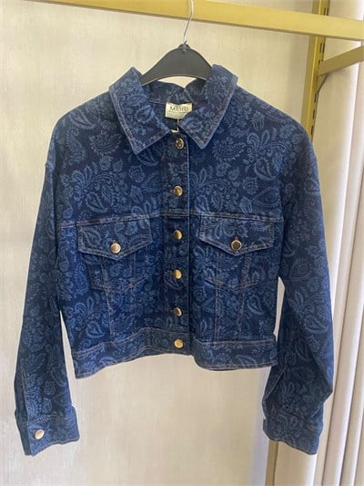 Miori Jose Desenli Denim Ceket