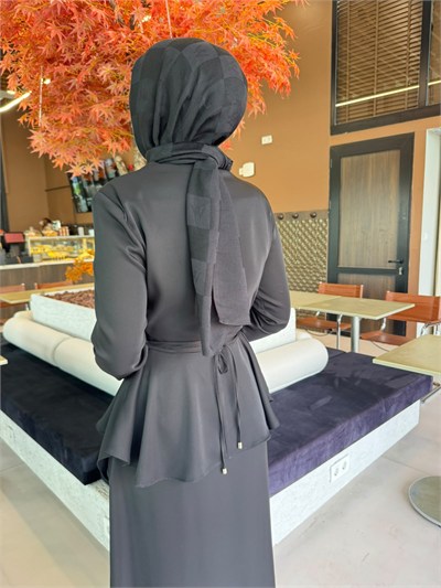 Miori Kolmar Soft Touch Krep Etekli Takım Siyah