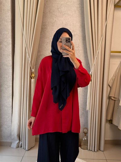 Nuss Basic Gömlek  3001 Kırmızı