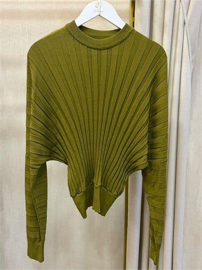 NUSS 202 Fitilli Beli Lastikli Kazak Lime