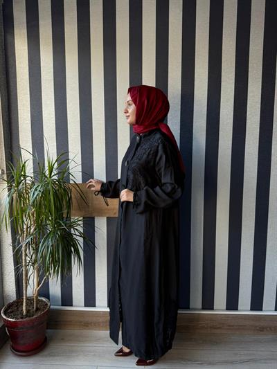 Lissmore Organze Detaylı Kap 6009 Siyah