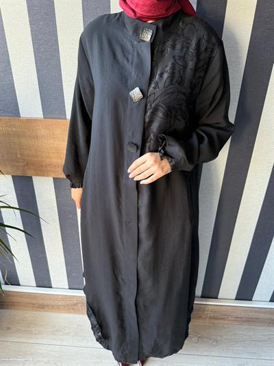 Lissmore Organze Detaylı Kap 6009 Siyah