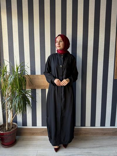 Lissmore Organze Detaylı Kap 6009 Siyah