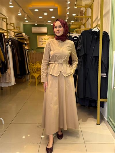 Miori Floren Etekli Takım 0500015 bej