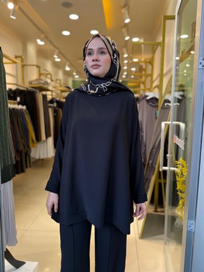 Miori Parma Krep Takım 0500027 Siyah