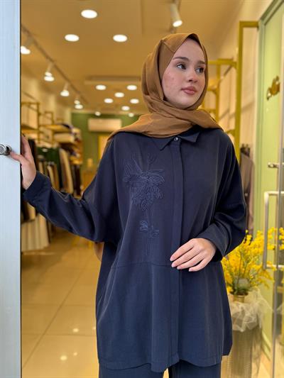Nuss 1034 Pantolonlu Takım Lacivert