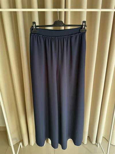 Sentez 5561 Logos Geniş Paça Pantolon Lacivert