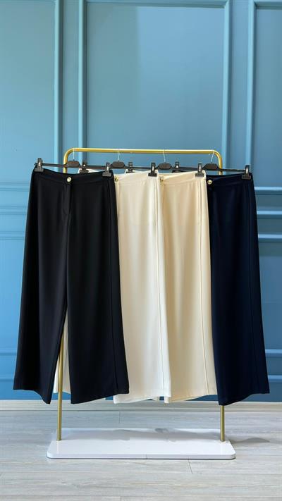 Sentez 5650 Loir Yan Parçalı Pantolon Taş