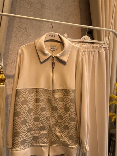 Nuss 1048 Jakar Detay Pantolonlu Takım Taş